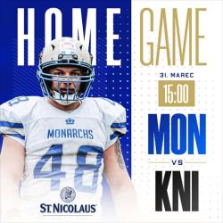 ST. NICOLAUS MONARCHS VS NITRA KNIGHTS – AMERICKÝ FUTBAL