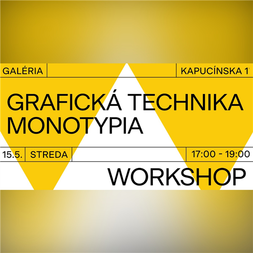 Grafická technika monotypia - workshop