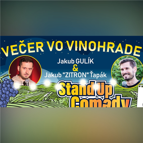 Večer vo vinohrade - Stand Up Comedy