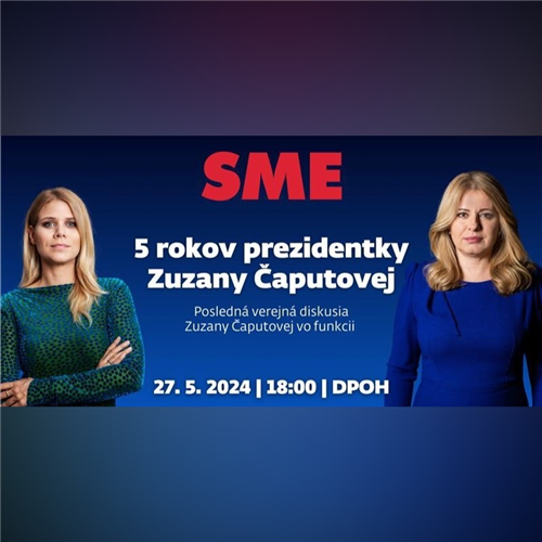 Diskusia denníka SME - 5 rokov prezidentky Čaputovej