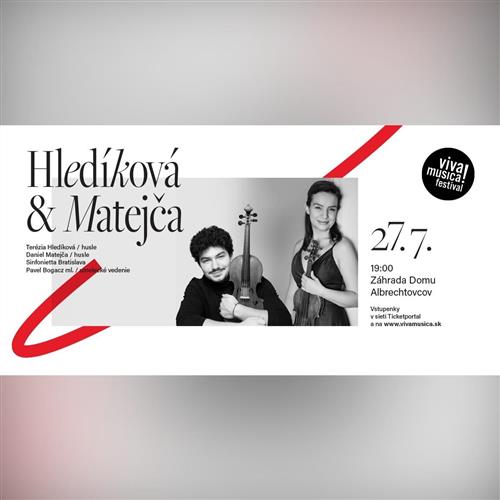 Viva Musica! festival – Hledíková, Matejča & Sinfonietta Bratislava ♿👁️