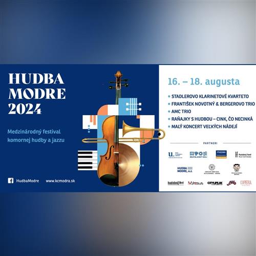 Hudba Modre - 19. ročník festivalu komornej hudby a jazzu