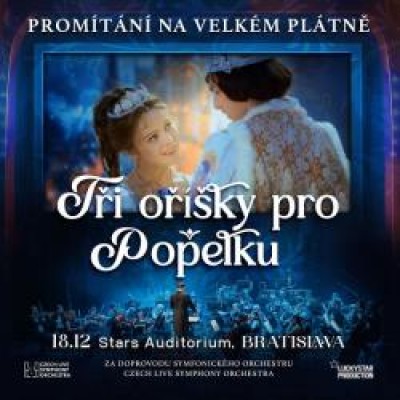 Tři oříšky pro Popelku na velkém plátně