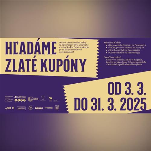 Hľadáme Zlaté kupóny!