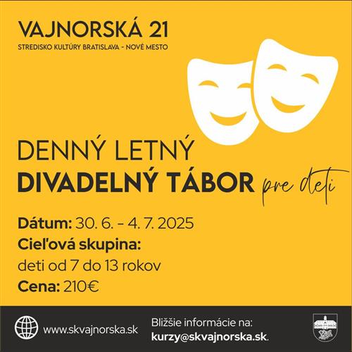 Denný letný divadelný tábor