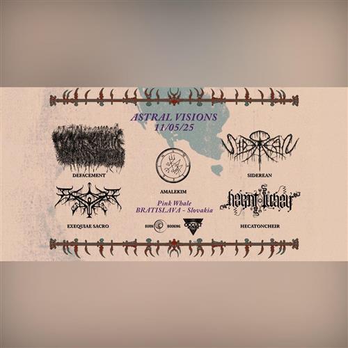 ASTRAL VISIONS - Defacement + Siderean + Amalekim + Exequiae Sacro + Hecatoncheir