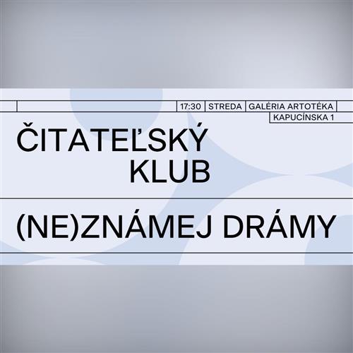 Čitateľský klub (ne)známej drámy