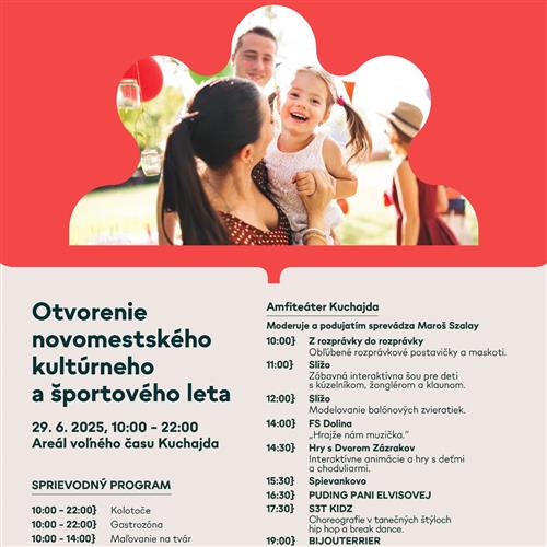 Otvorenie novomestského kultúrneho a športového leta