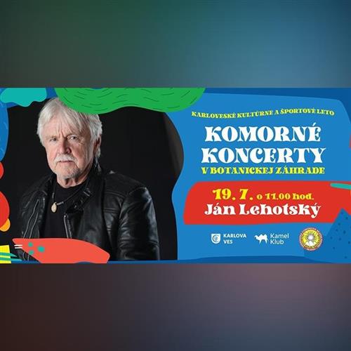 Janko Lehotský v Botanickej záhrade