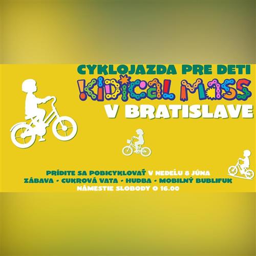 Kidical Mass Bratislava - Cyklojazda pre deti a rodičov