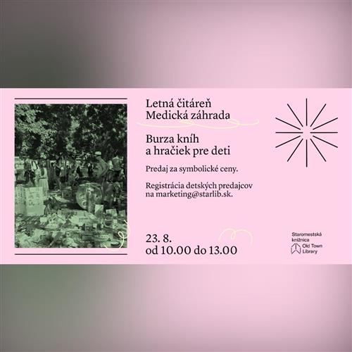 Burza kníh a hračiek pre deti