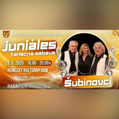 Juniáles – Tanečná zábava s HS Šubínovci