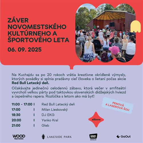 Záver novomestského kultúrneho a športového leta