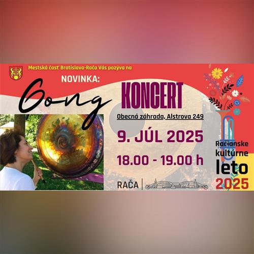 GONG KONCERT v Obecnej záhrade