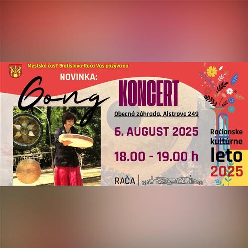 GONG KONCERT v Obecnej záhrade
