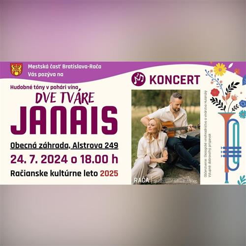 JANAIS / Dve tváre Janais / koncert