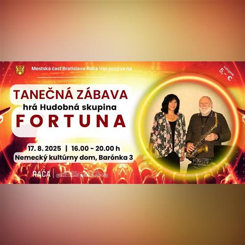 Tanečná zábava s Hudobnou skupinou FORTUNA