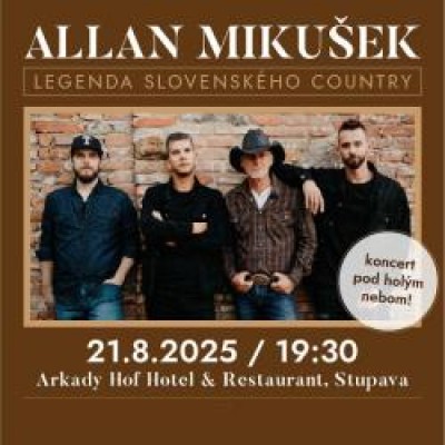 Allan Mikušek &amp; Band v Arkady Hof