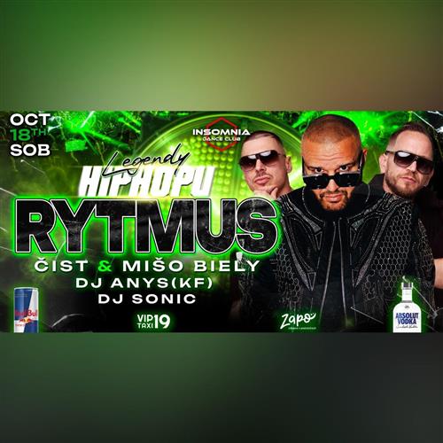 Legendy Hip Hopu: RYTMUS , ČIST, MIŠO BIELY