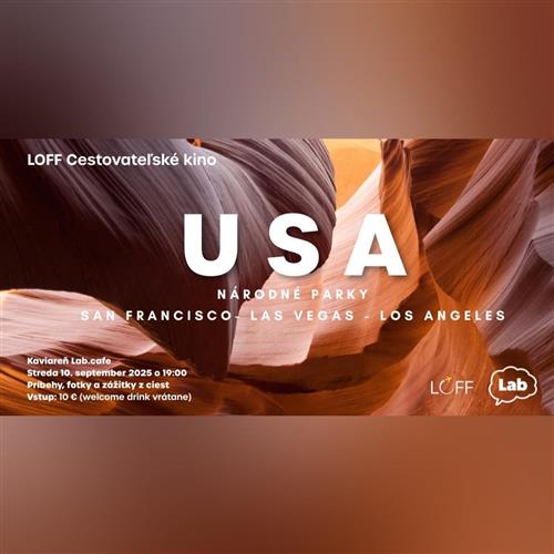 Cestovateľské kino: USA – Národné parky (San Francisco, Las vegas, Los Angeles)