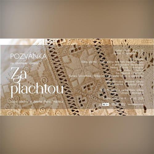 Za plachtou - vernisáž a výstava