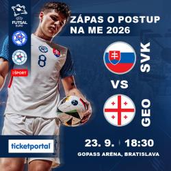 BARÁŽOVÝ ZÁPAS O FUTSALOVÉ EURO 2026 SLOVENSKO - G
