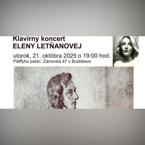 klavírny koncert - Elena Letňanová