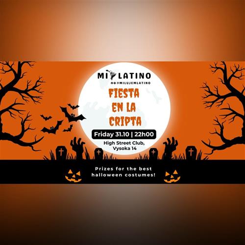 MiLatino Halloween | Fiesta en la cripta | 31.10