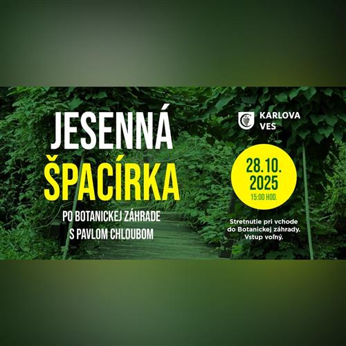 🌿 JESENNÁ ŠPACÍRKA PO BOTANICKEJ ZÁHRADE
