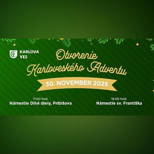 OTVORENIE KARLOVESKÉHO ADVENTU