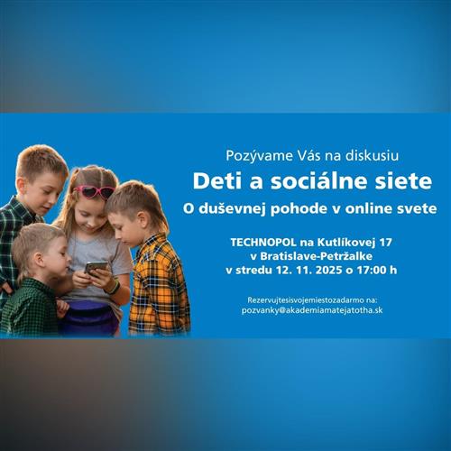 Deti a sociálne siete – O duševnej pohode v online svete