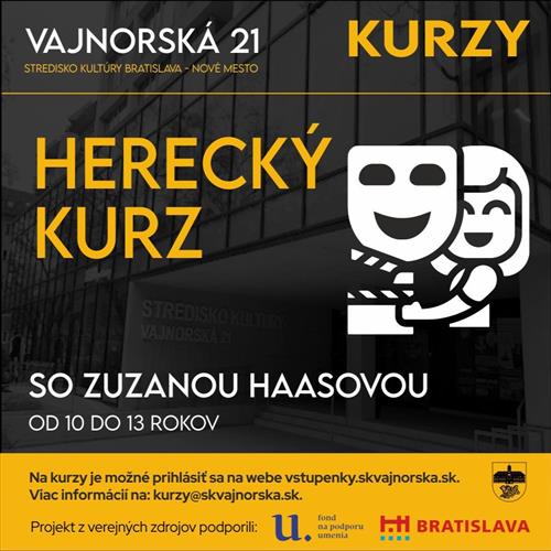 Herecký kurz pre deti so Zuzanou Haasovou