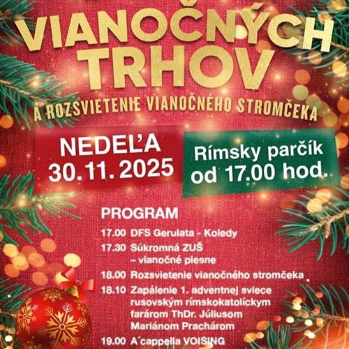 OTVORENIE VIANOČNÝCH TRHOV