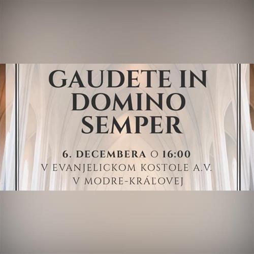 Koncert "Gaudete in Domino semper"