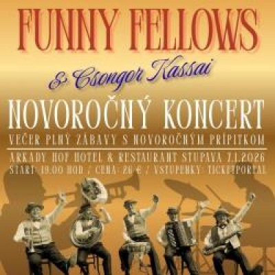 Funny Fellows a Csongor Kassai - NOVOROČNÝ KONCERT