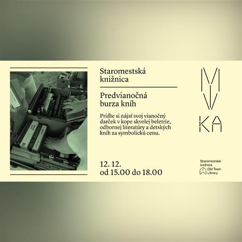 Predvianočná burza kníh