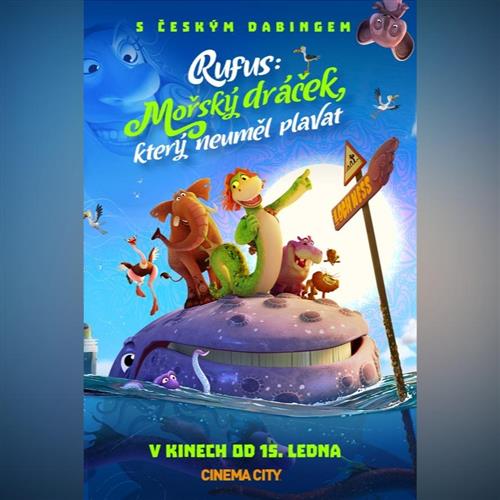 Kino pre deti: RUFUS: MORSKÝ DRÁČIK, KTORÝ NEVEDEL PLÁVAŤ