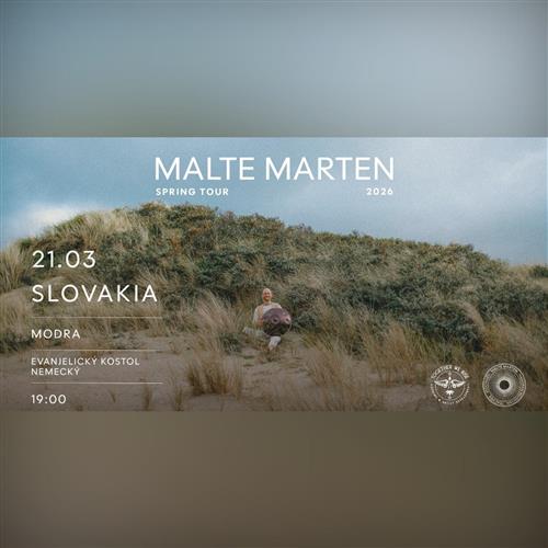 Malte Marten prvýkrát na Slovensku - koncert v Modre