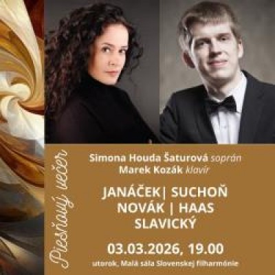 Piesňový večer  Simona Houda Šaturová / Marek Kozá