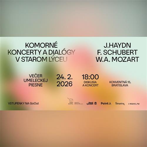 Komorné koncerty a dialógy: Večer umeleckej piesne