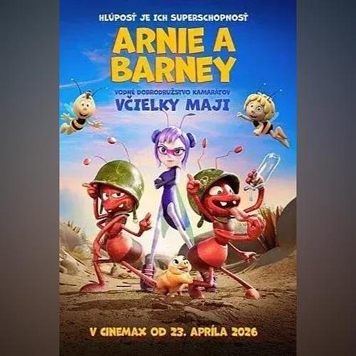 Kino pre deti: ARNIE A BARNEY: VODNÉ DOBRODRUŽSTVO KAMARÁTOV VČIELKY MAJI