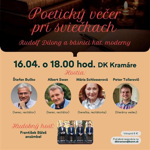 Poetický večer pri sviečkach