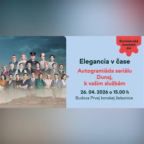 Autogramiáda seriálu Dunaj, k vašim službám