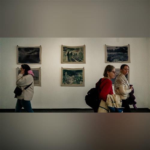 Prezentácia študentských prác Katedry maliarstva VŠVU Ateliér mal+by · Ateliér 3EAM