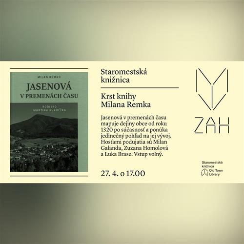 Krst knihy Milana Remka