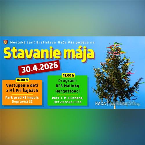 Stavanie mája v Rači / DFS Malinky / Hergottovci