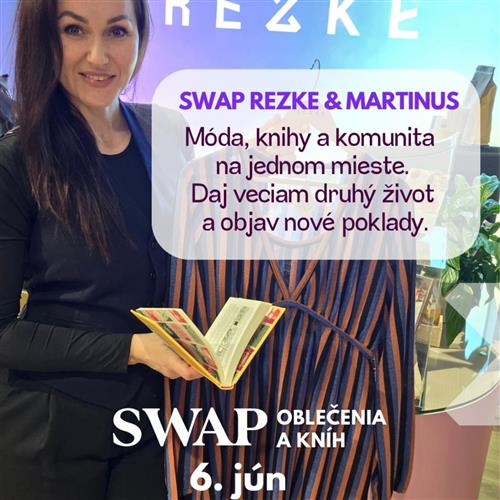 SWAP oblečenia a kníh s Martinusom