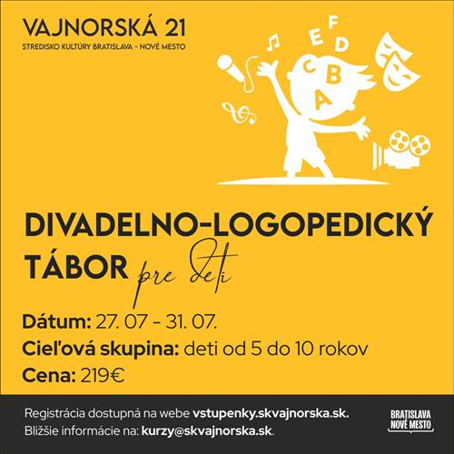 Denný letný divadelno-logopedický tábor