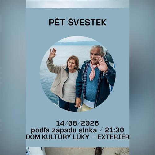 Letné kino: PĚT ŠVESTEK