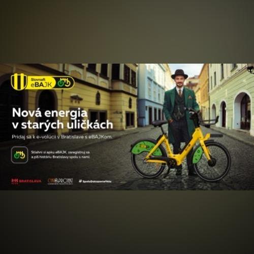 Odvez sa na Bratislavské kultúrne leto eBAJKom s 50% zľavou